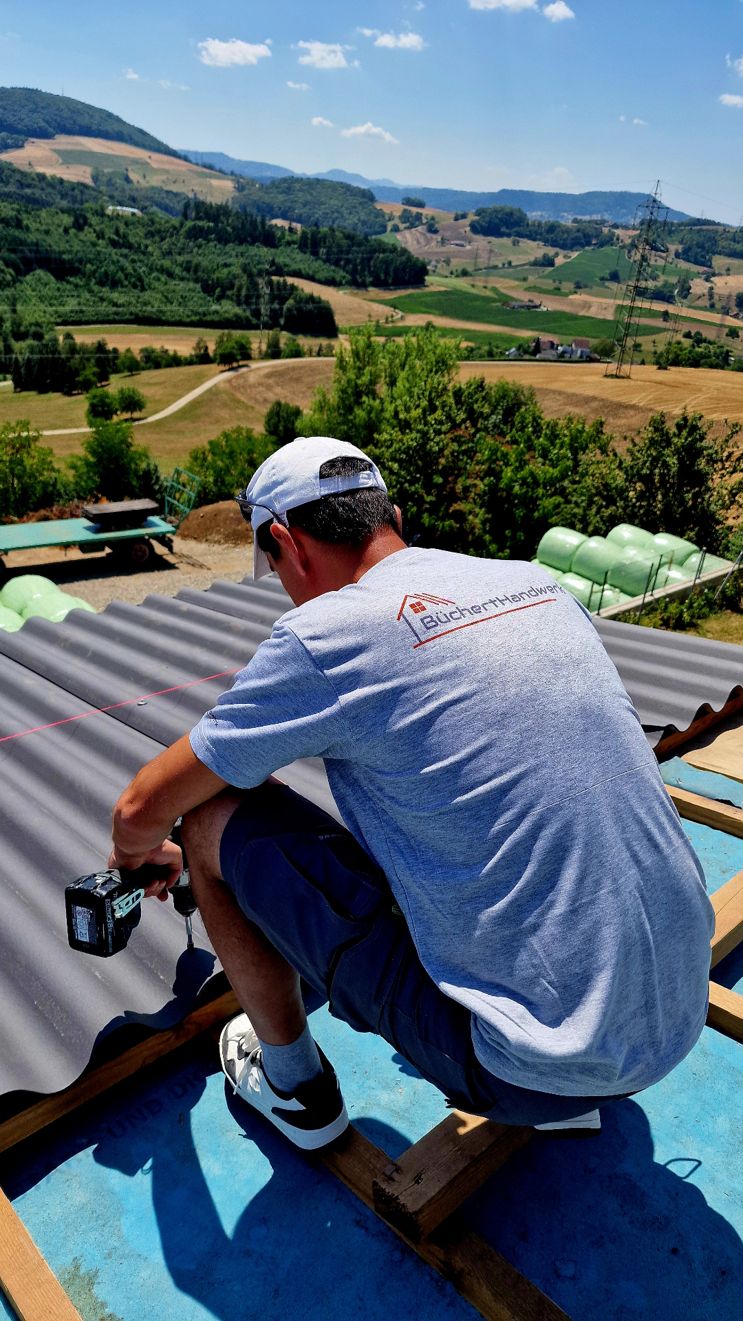 Handwerker bei der Arbeit